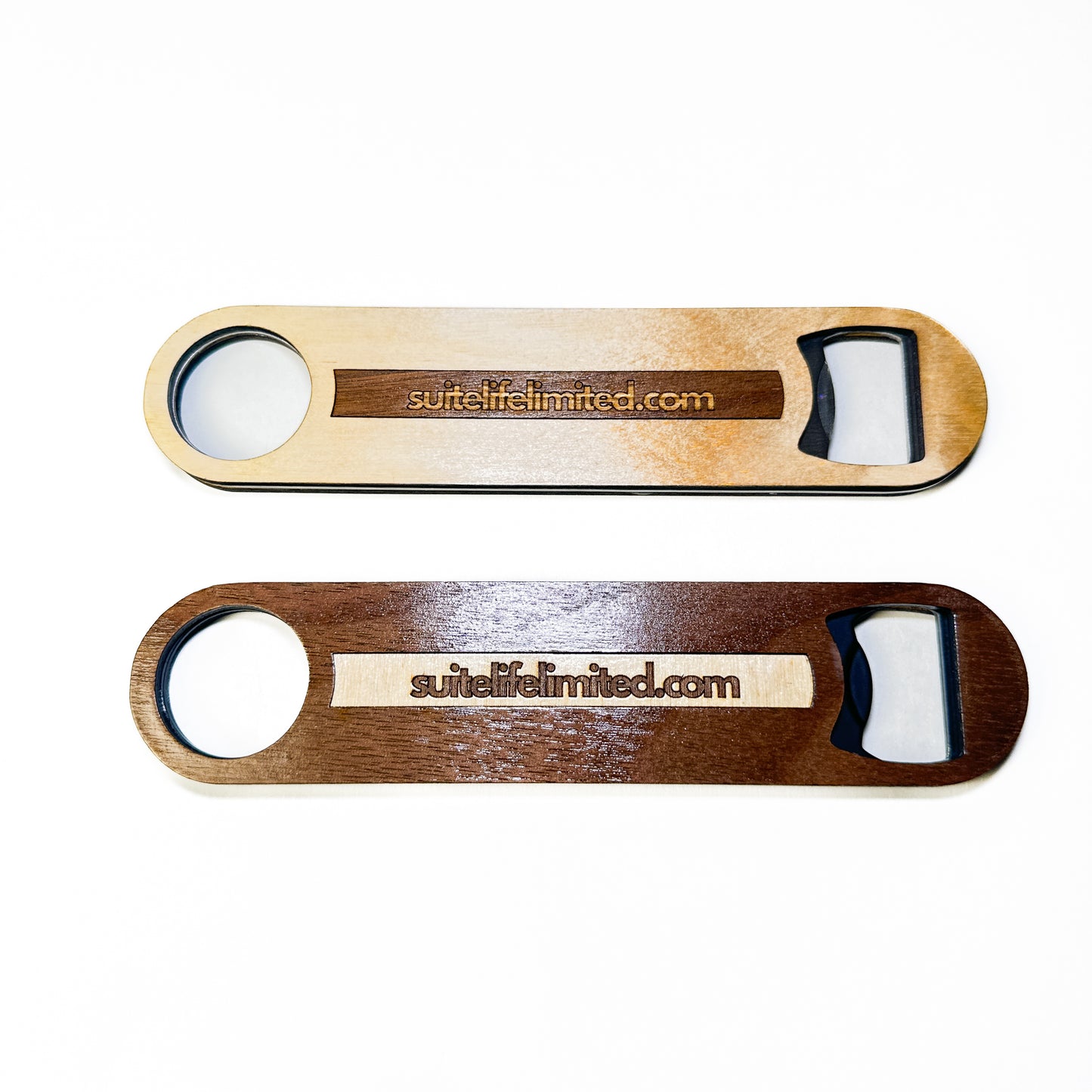 Custom Wood Engraved/Inlayed Bottle Opener